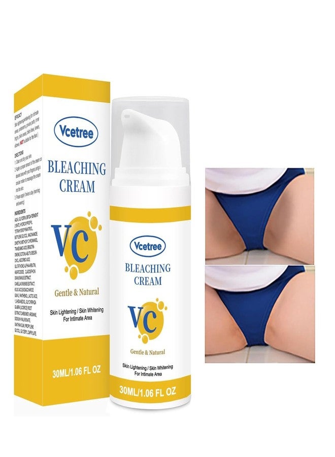 Vcetree Skin Bleaching Cream Skin Lightening for Body Intimate Areas, Private Parts, Underarm, Knees, Elbows, Inner Thigh, Bikini Area, Whitening Cream Dark Spot Remover For Intimate Areas (1FL OZ) - Image 1